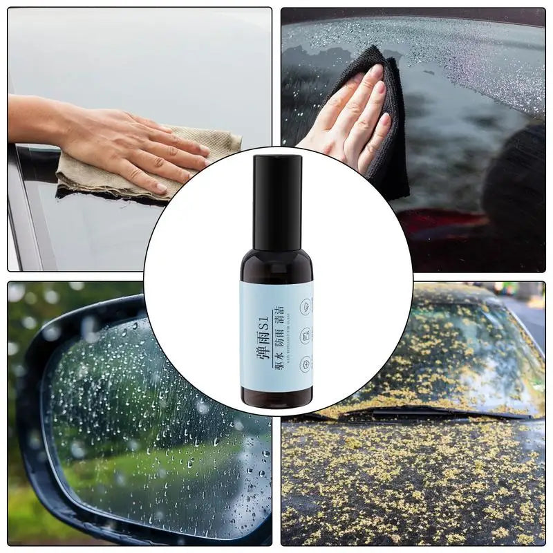 Carro Vidro Anti-Neblina Agente À Prova de Chuva Anti-Chuva Líquido 50ml Espelhos de Pára-brisas Repelente de Água Revestimento Anti-Chuva Para Óculos de Natação