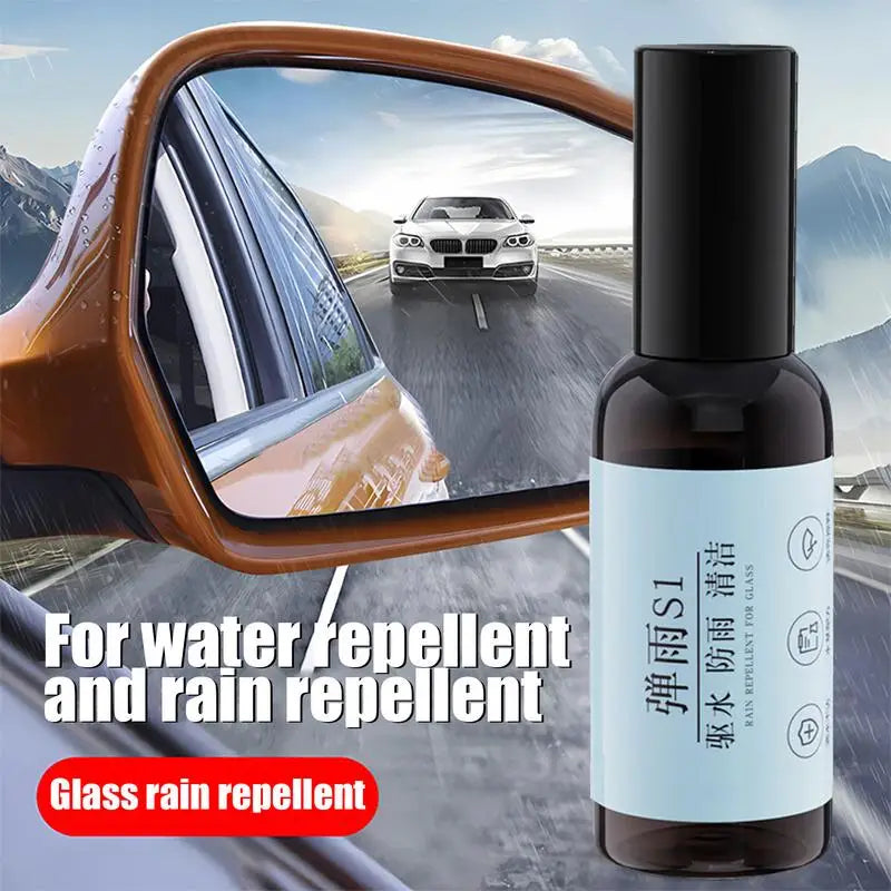 Carro Vidro Anti-Neblina Agente À Prova de Chuva Anti-Chuva Líquido 50ml Espelhos de Pára-brisas Repelente de Água Revestimento Anti-Chuva Para Óculos de Natação